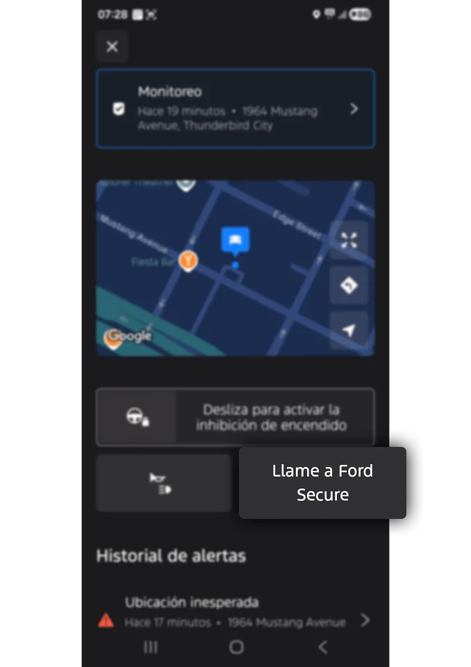 Ford Security Package: Servicios para Vehículos Robados