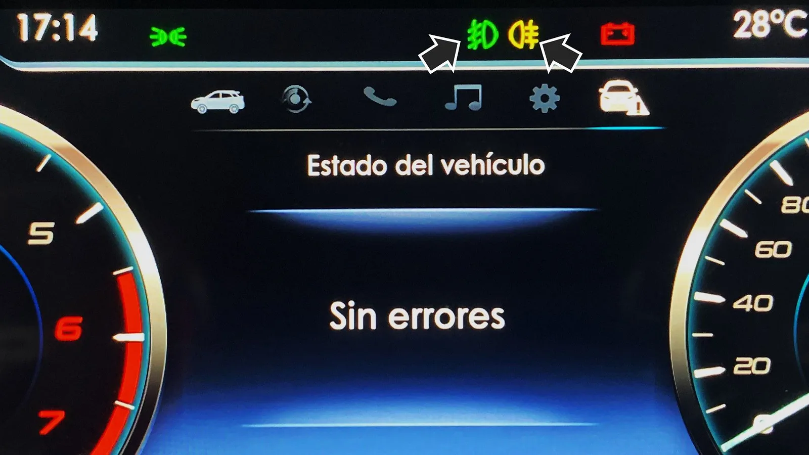 Encendido de Luces Frontales y Neblineros