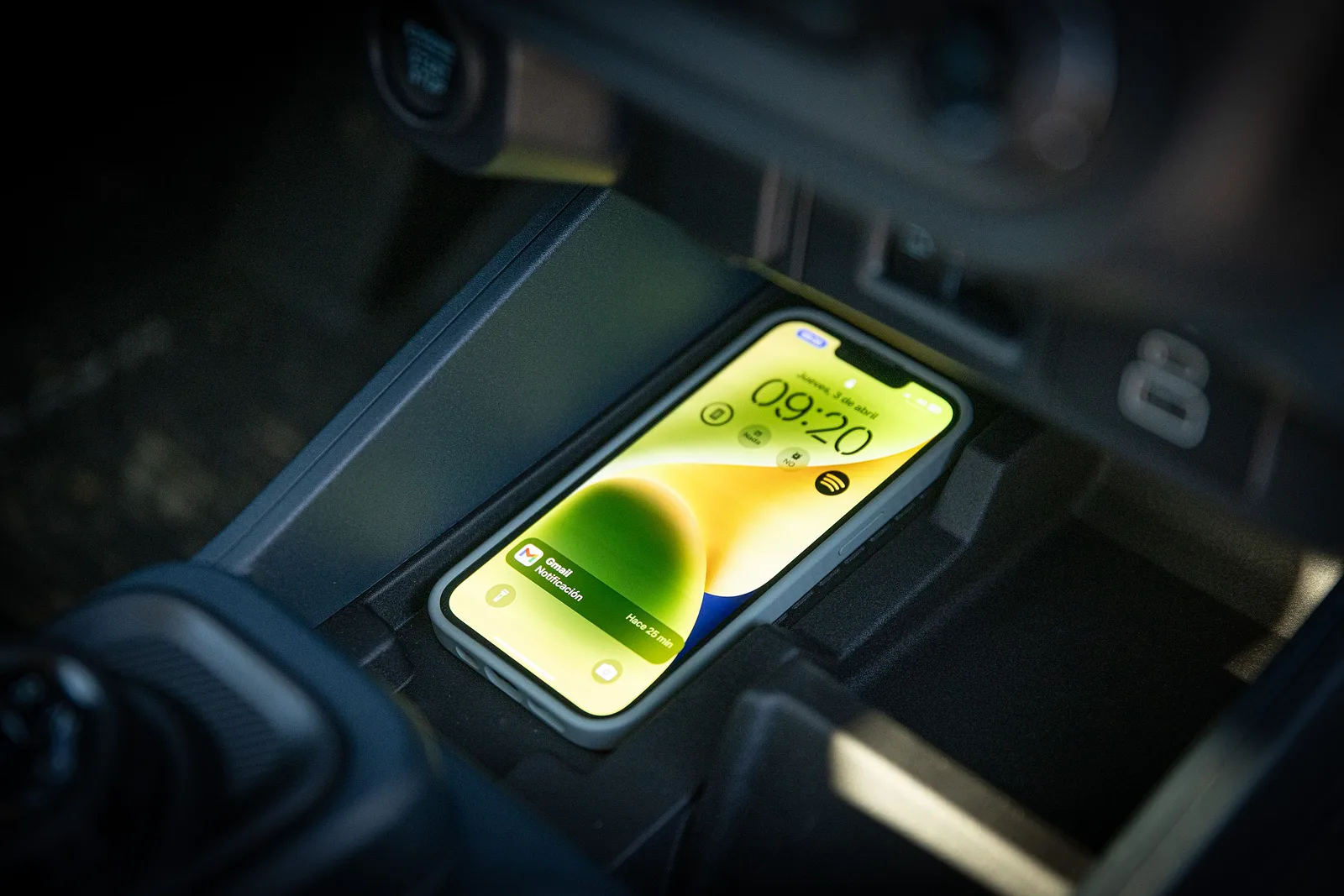 Cargador inalámbrico de smartphone